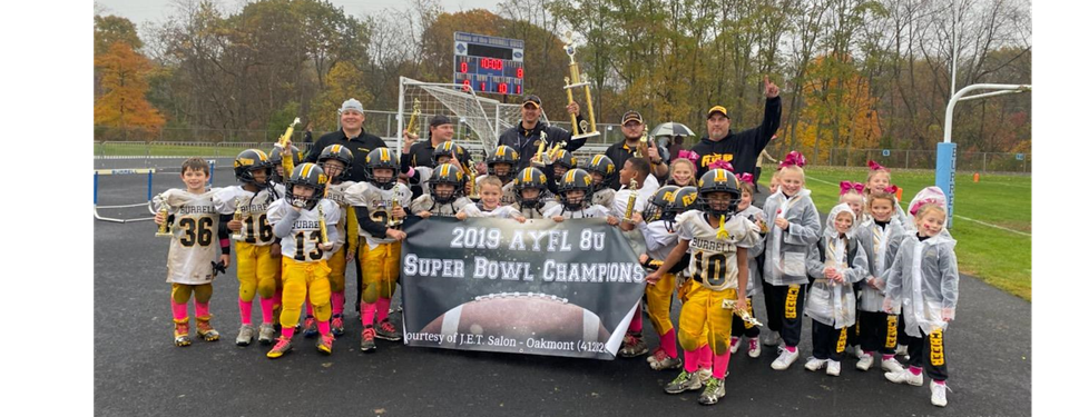 8U 2019 Superbowl Champs!